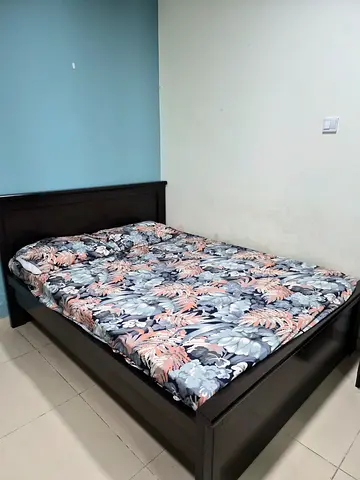 Queen Size Bed Set including:                 Bed Frame + Mattress + Side Table