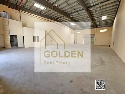 Ready-to-operate industrial warehouse for annual rent in Umm Al Quwain | 35 kW electricity power