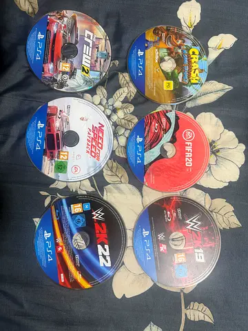 Bundle of PS4 Games – FIFA 20, Need for Speed Payback, Crash Bandicoot and WWE titles