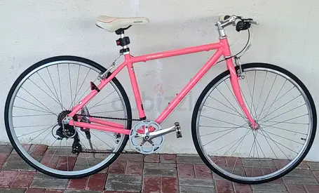 Light pink 7 -speed/commuter bike in good condition