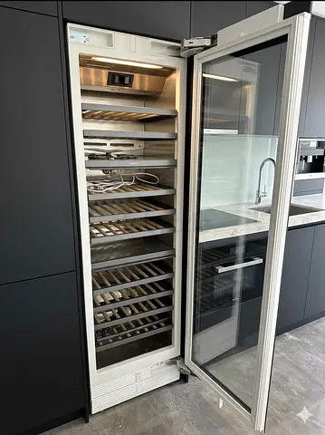 Gaggenau latest model series 400 wine cooler built-in fully-integrated 3 zone temperature