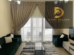 For monthly rent: One bedroom, living room, two bathrooms, and balcony in Al Nahda, Sharjah