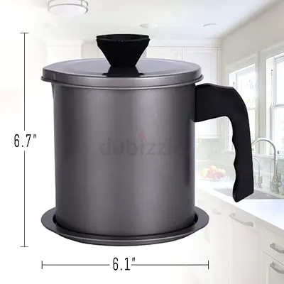 Stainless Steel Oil Filter Pot with Tray