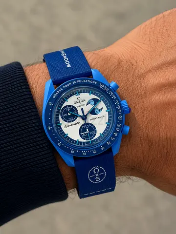 Omega x Swatch Speedmaster MoonSwatch (Blue Mission)  master