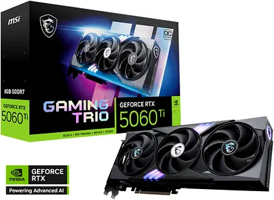 MSI GeForce RTX 5060 Ti GAMING TRIO OC 8GB