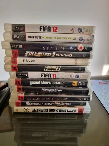 Collection of PS3 Games - FIFA, Call of Duty, Skyrim, GTA, Fallout, Mortal Kombat