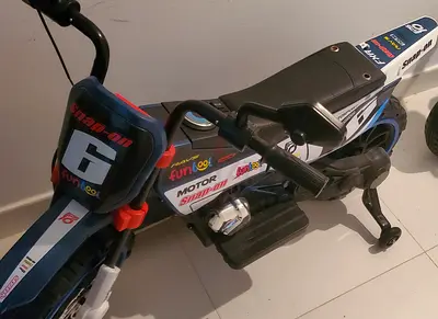 Kids Electric Ride-On Motorbike with Training Wheels - Good Condition