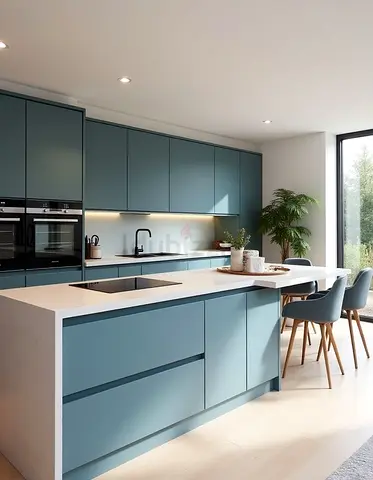 Modern kitchen island