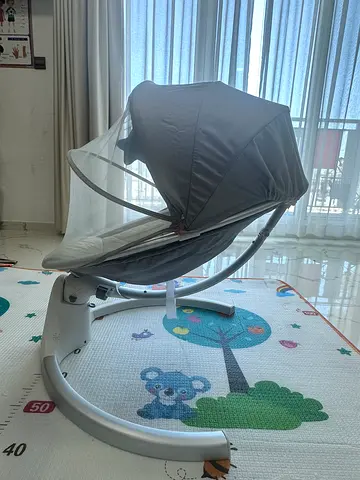 4-in-1 Baby Swing/Rocker with Canopy and Vibration - ELECTRIC FLAWLESS