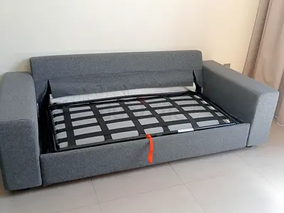 Vimle Light Grey Faseater and 2-seater, sofa bed good condition