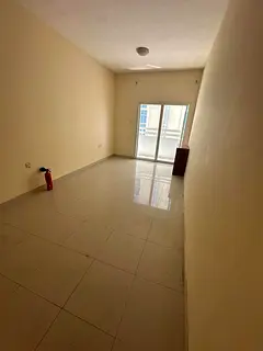 Annual studio apartment with spacious balcony, one bathroom, separate kitchen, central air condition