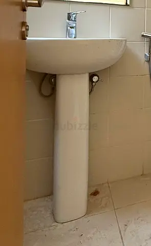 A bathroom sink