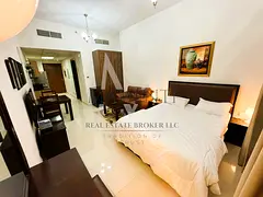 Furnished Studio | Elite Sports Residence 10 | Balcony | Golf &amp; City View