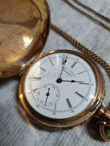 Vintage 1892-1893 American Waltham Grade K Size 6s Gold Filled Pocket watch.