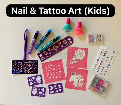Temporary Nail Tattoo Art for kids