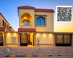 Luxury villa for sale in Al-Haliyo area, 4 bedrooms, living room, majlis, terrace and roof, includes