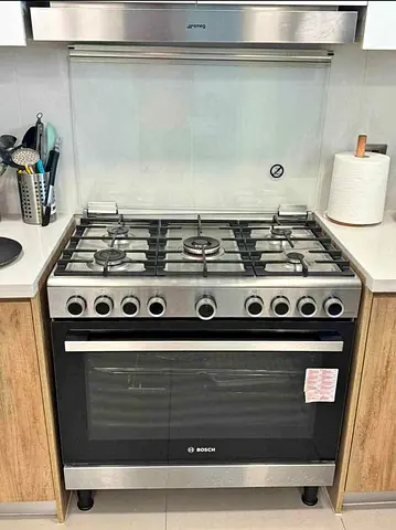 Bosch 5 burners full gas cooker 90 cm