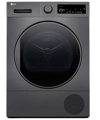 LG RH80T2SP7RM 8KG Heat Pump Tumble Dryer – Dark Silver (Excellent Condition)