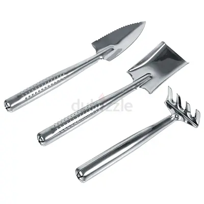 Mini Garden Tool Set | Hand Shovel, Spade  Rake for Planting and Gardening