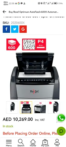 Rexel Shredder Machine Optimum Auto+600