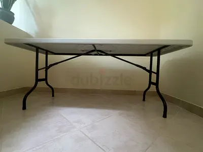 Sturdy White Folding Plastic Table (for crafts)