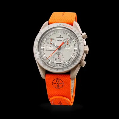 Omega x Swatch Speedmaster MoonSwatch Mission on Earth - Orange Strap mastar