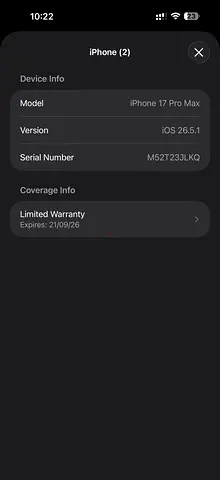 17 pro max 256gb Orange