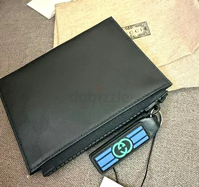 Gucci Black Leather Card Holder