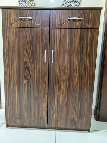 MDF Shoe Rack with Drawers - Excellent Condition
