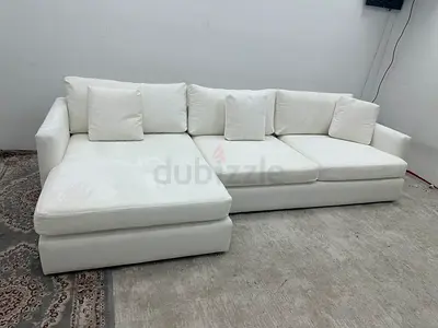 Perfect condition cratebarrel lshape sofa