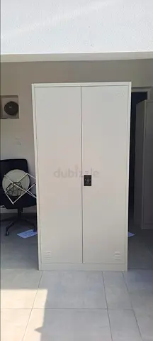 Metal Storage Cabinet - 2 Door Wardrobe
