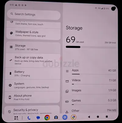 Google pixel 9pro fold