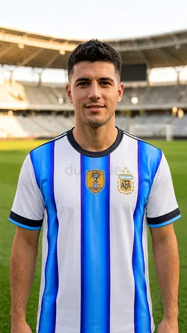Argentina - FIFA WorldCup 2026 Blue white striped football jersey ML size - Brand New
