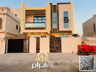فيلا فاخرة للبيع في الحليو 2 – عجمان | 6 غرف ماستر وتشطيبات راقية شاملة رسوم التسجيل والتملك