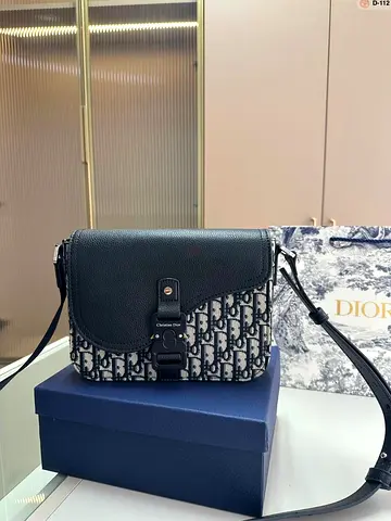Christian Dior Oblique Jacquard Messenger Bag