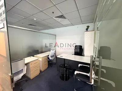 Fitted Office with Iconic Burj Khalifa Views | Business Bay