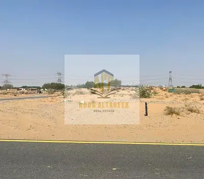 Residential land for sale in Basateen Al Zubair, freehold ownership for Arabs, with a permit for a ground floor and two upper floors. Prime location,