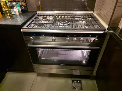Siemens iQ700 Dual fuel range cooker Stove with electric Oven Stainless steel 90cm