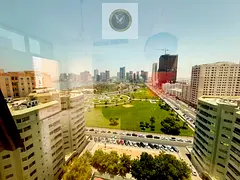 Two bedroom and living room for annual rent in Al Majaz 2 Sharjah Free AC Balcony Open view Modern f