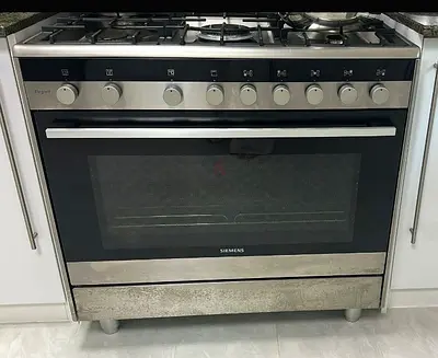 Siemens 90cm Stainless Steel Gas Cooker with Oven - Used