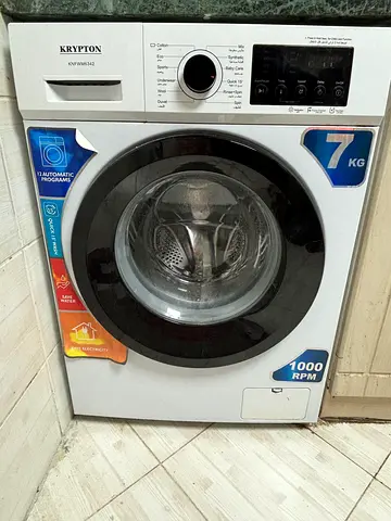 Krypton 7kg Front Load Washing Machine - 1000 RPM
