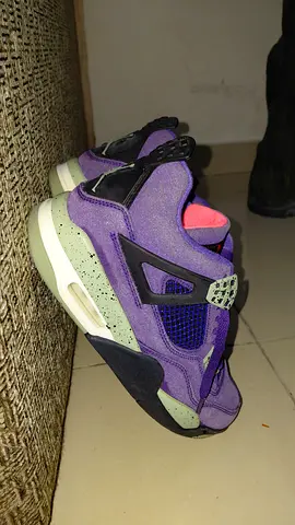 Air Jordans 4 Retro Canyon Purple