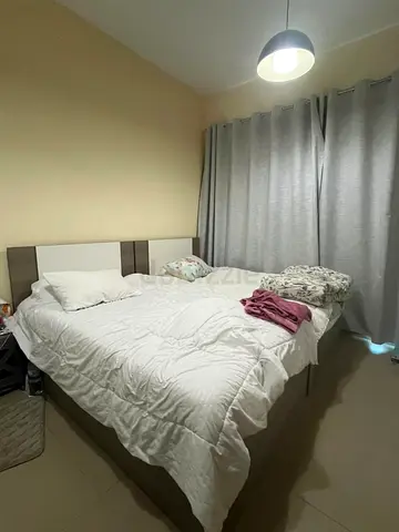 Modern Double Bed with Headboard