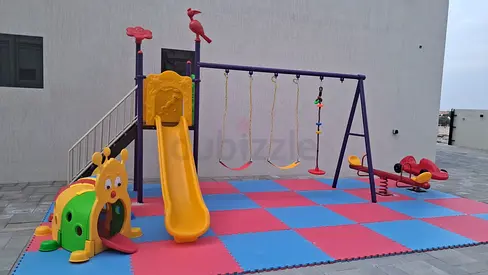 Kids Outdoor Playset with Slide, Swings and Tunnel - Good Condition