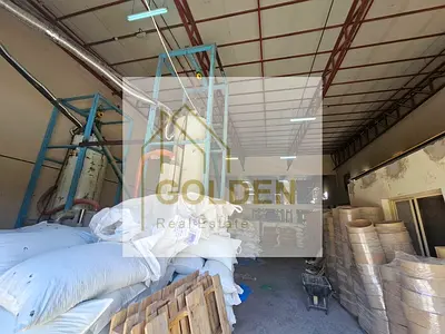6,000 SQ FT Warehouse with 10,000 SQ FT Private Yard | 50 kW Power | Annual Rent: AED 300,000