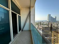 Annual sea view apartment for rent in Ajman One Towers Rashidiya, spacious bedroom and living room,