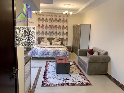 Furnished studio* monthly rent - Al Rawda 2 - Ammar Street - Separate kitchen - Close to Dubai exit - Prime location