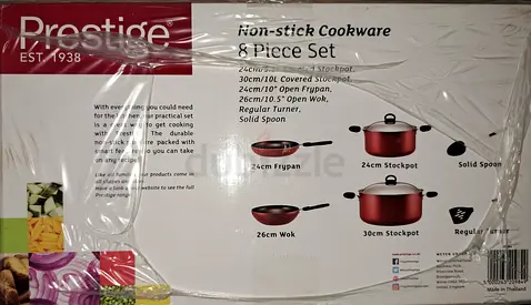 Prestige 8 Piece Non-stick Cookware Set