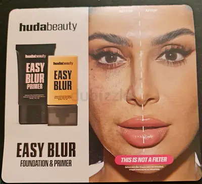 Huda beauty easy blur primer and foundation testers