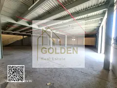 Massive 13,375 sq ft warehouse with 25 kW power in a prime main road location in Al Jurf Industrial